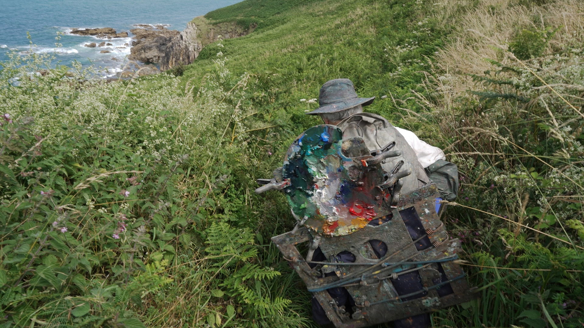 Backdrop for Ricardo and Painting