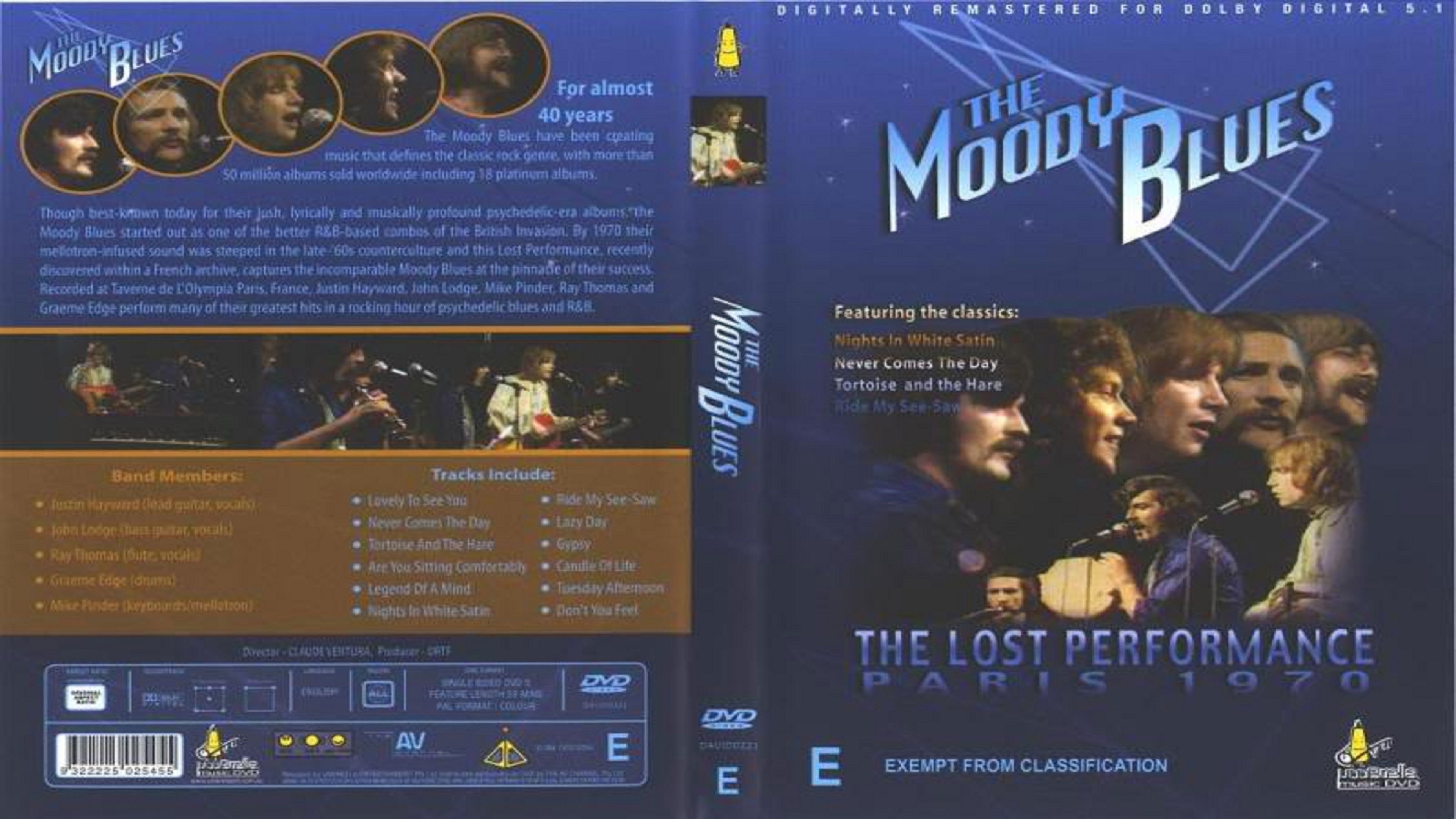 Backdrop for The Moody Blues:  The Lost Performance  (Live In Paris '70)
