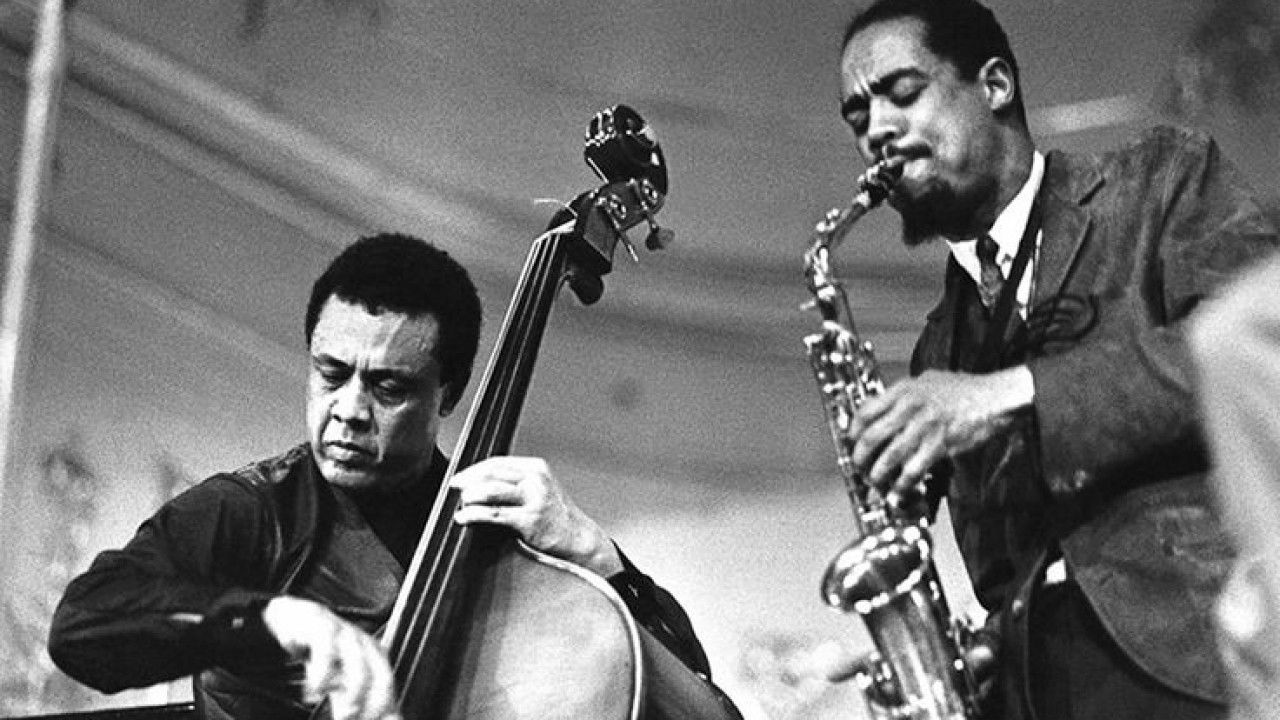 Backdrop for Jazz Legends: Charles Mingus & Eric Dolphy - 1964