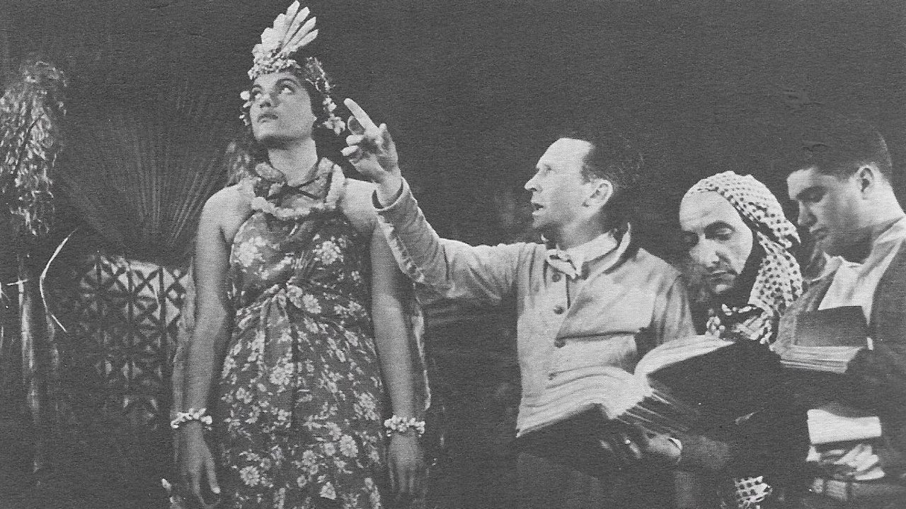 Backdrop for Robinson Crusoe of Clipper Island