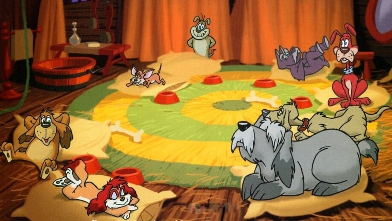 Backdrop for Nine Dog Christmas