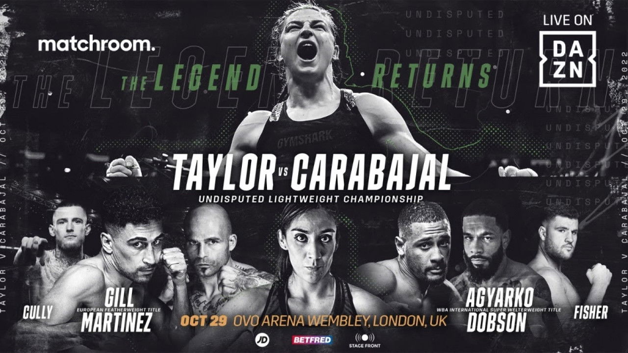 Backdrop for Katie Taylor vs. Karen Elizabeth Carabajal