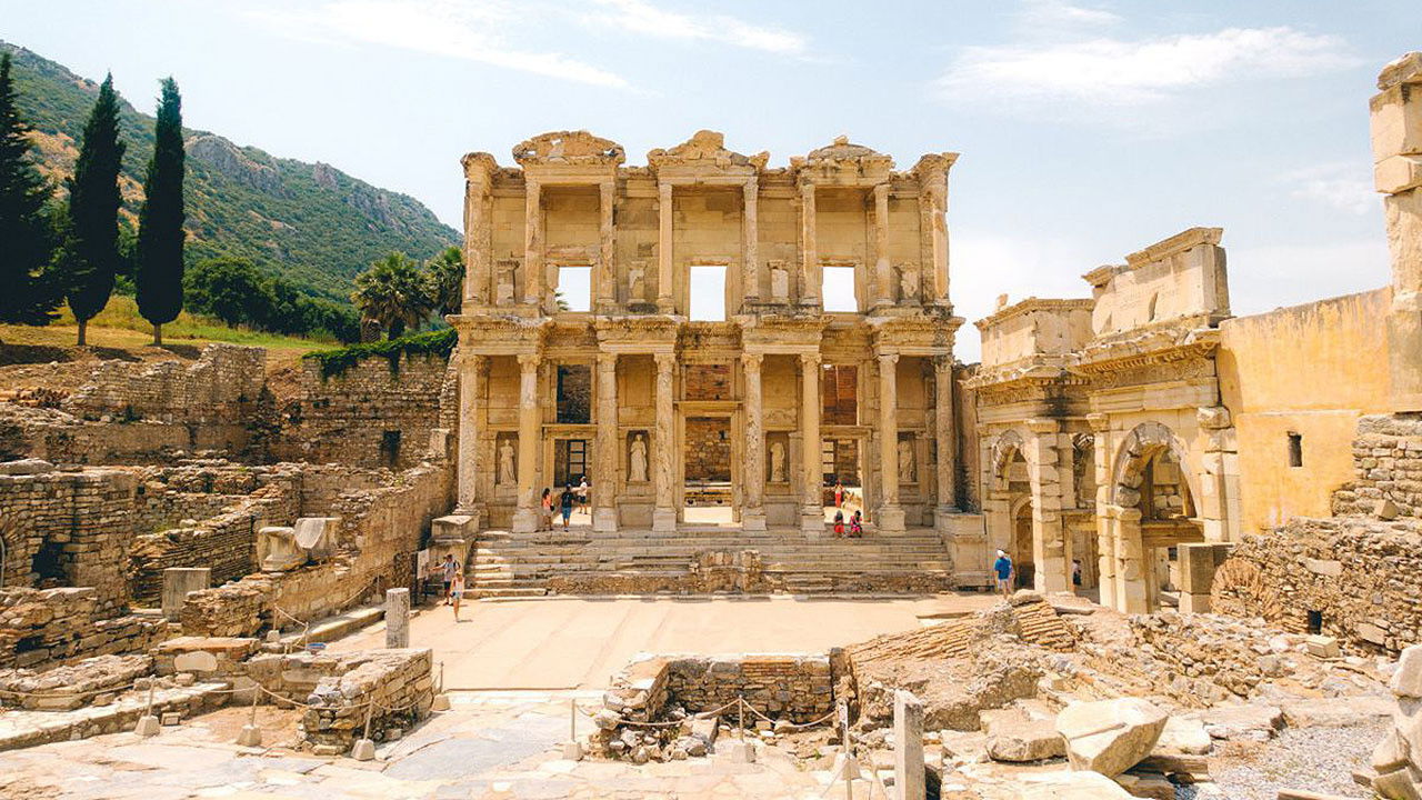 Backdrop for Exploring Ephesus