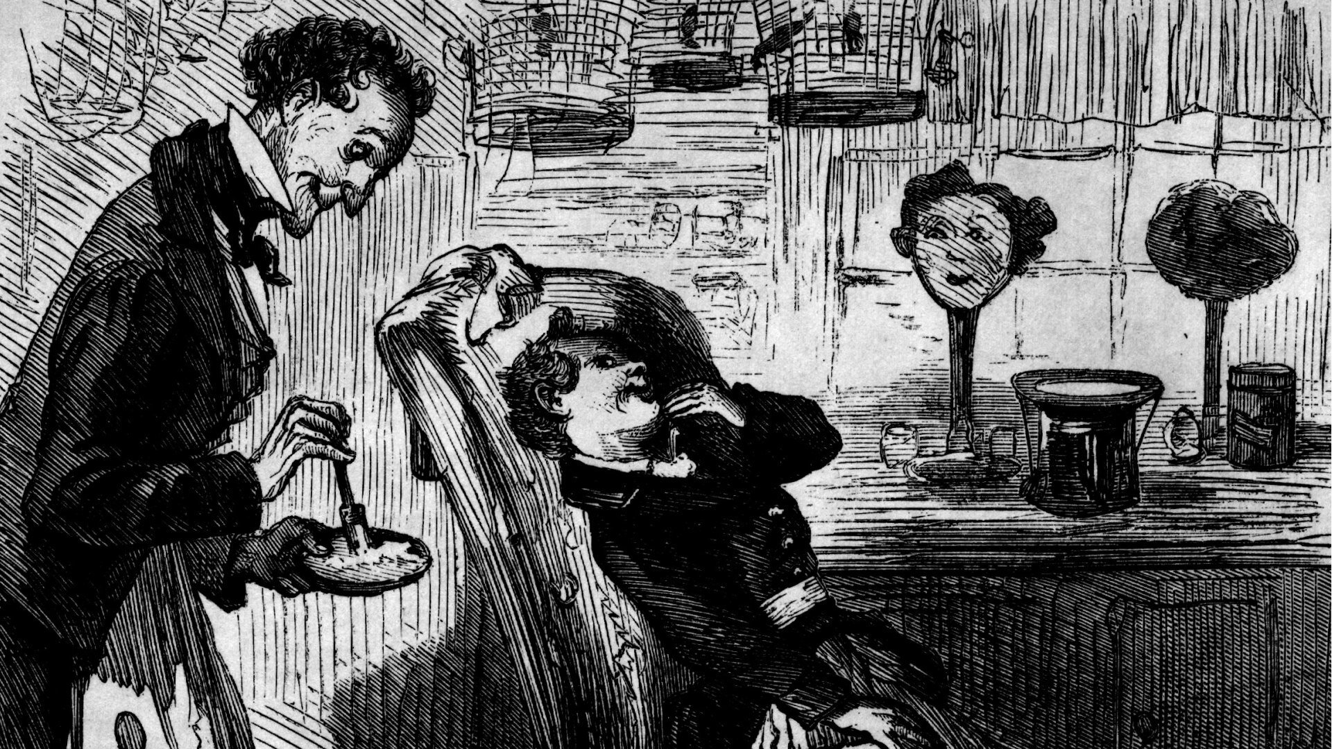 Backdrop for Martin Chuzzlewit