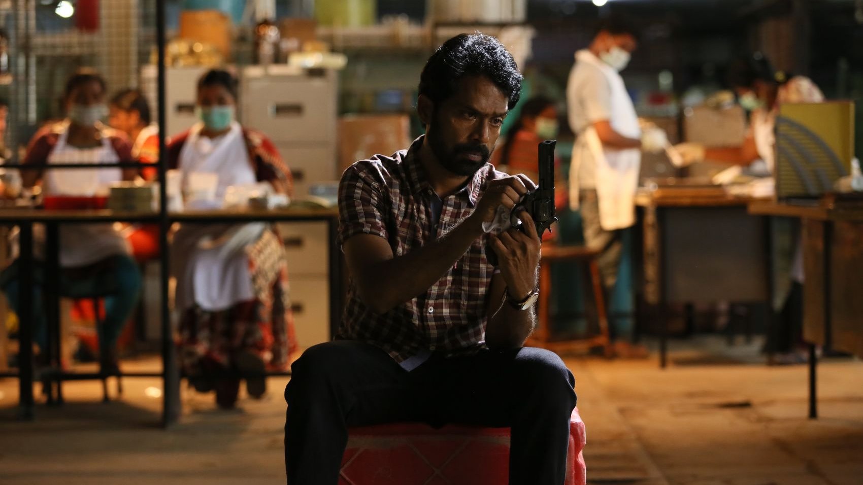 Backdrop for Vanjagar Ulagam