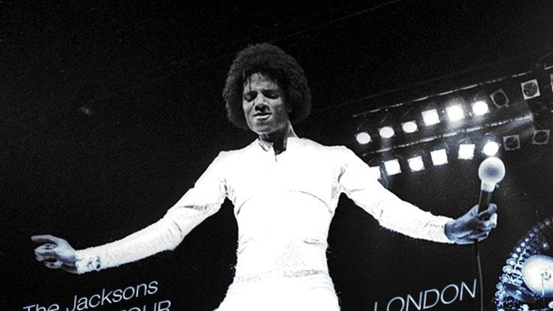 Backdrop for The Jacksons Destiny Tour Live in London