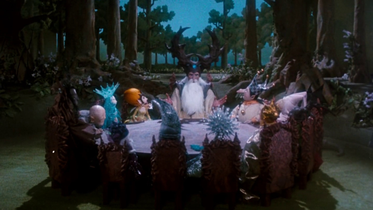 Backdrop for The Life and Adventures of Santa Claus