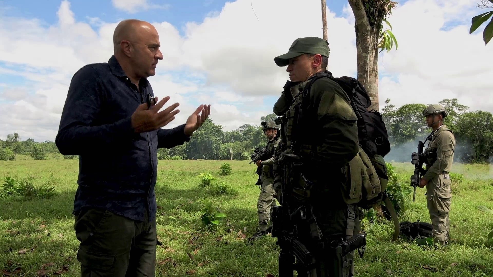 Backdrop for Cocaine War