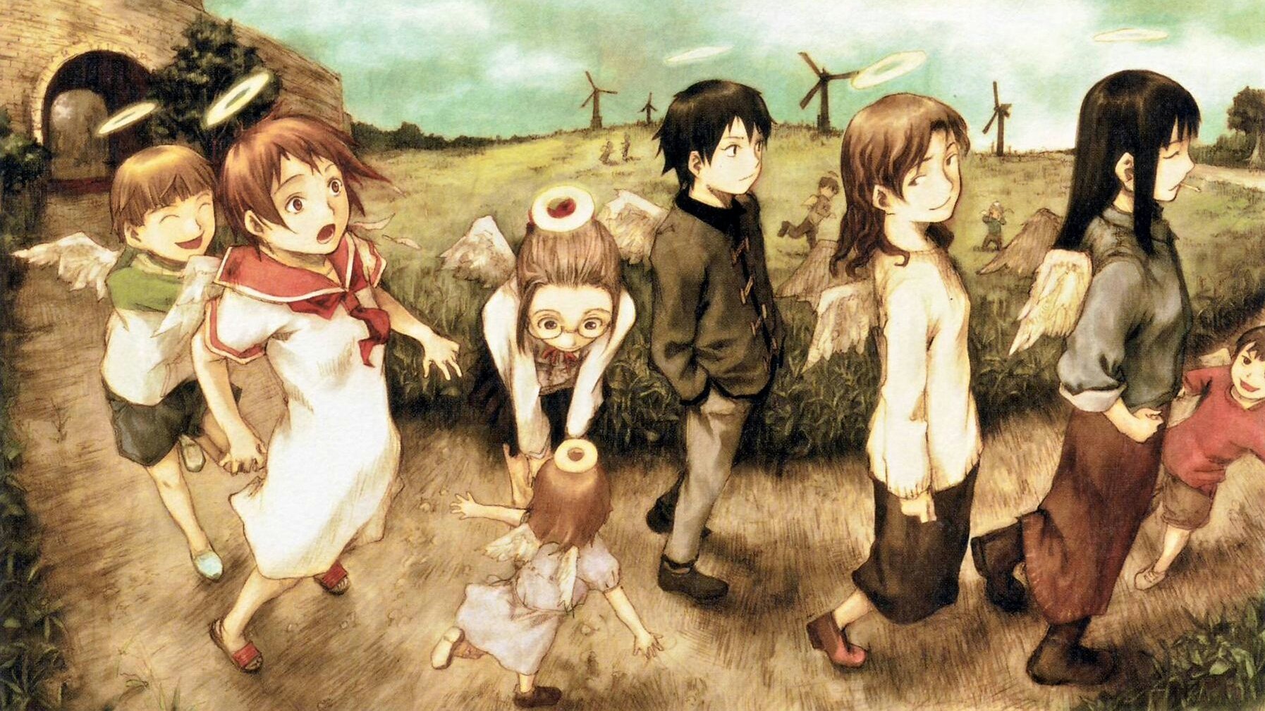 Backdrop for Haibane Renmei