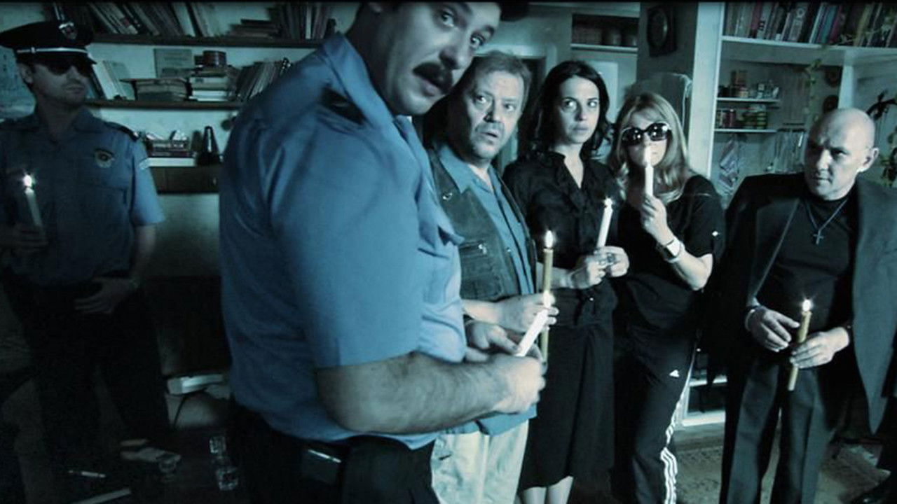 Backdrop for Death of a Man in the Balkans