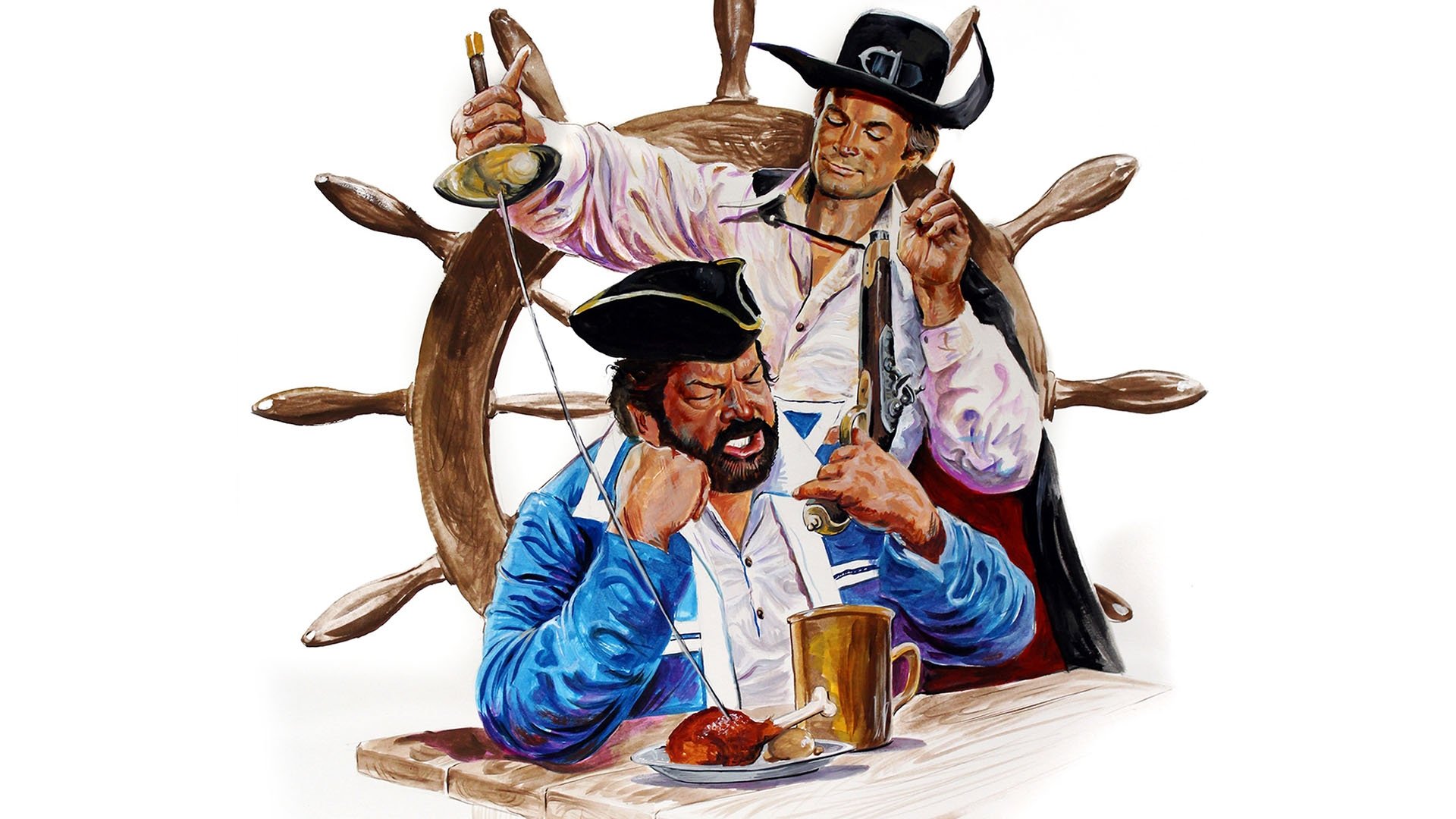 Backdrop for Blackie the Pirate