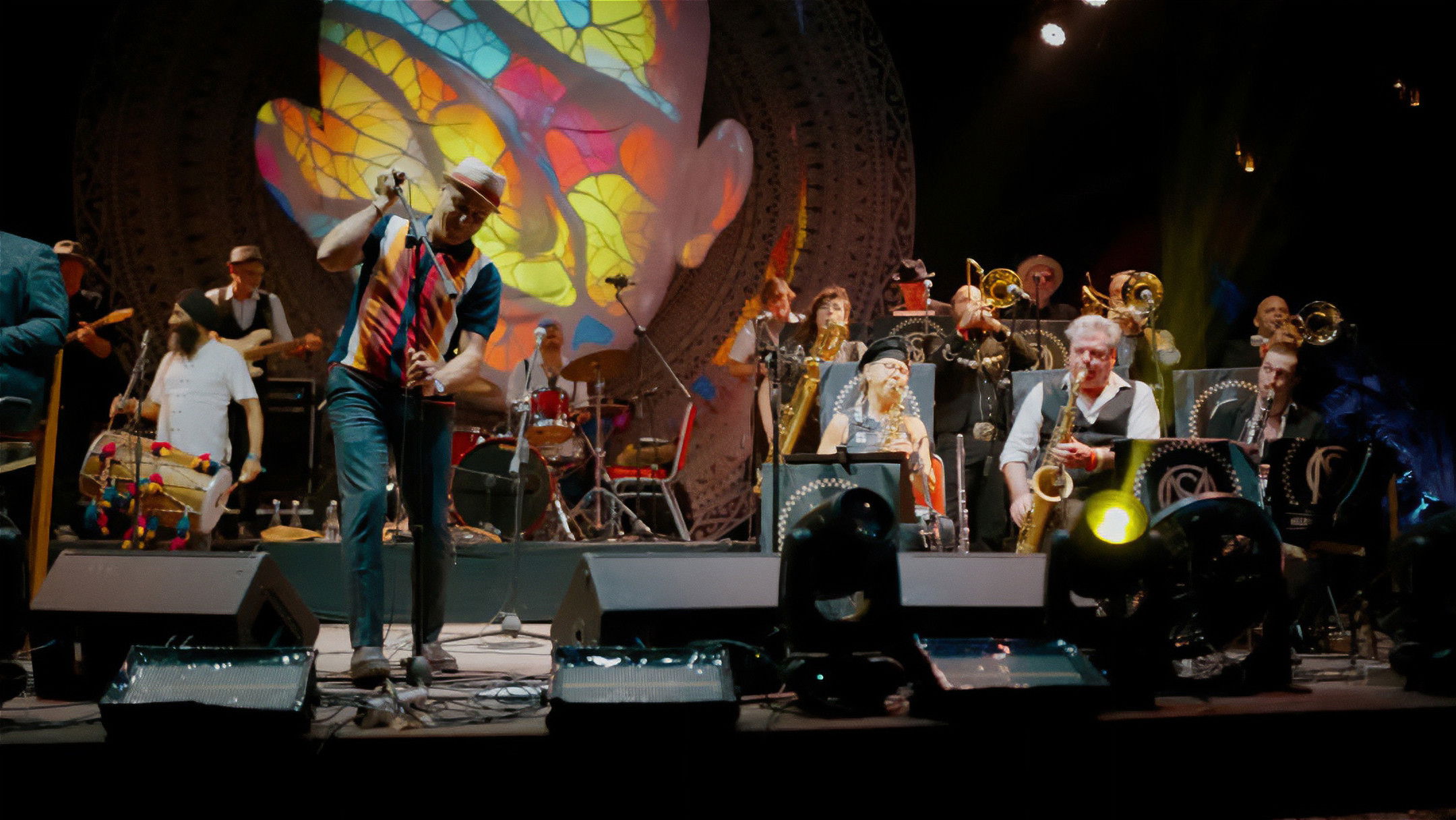 Backdrop for Melbourne Ska Orchestra Live at Bali Spirit Festival