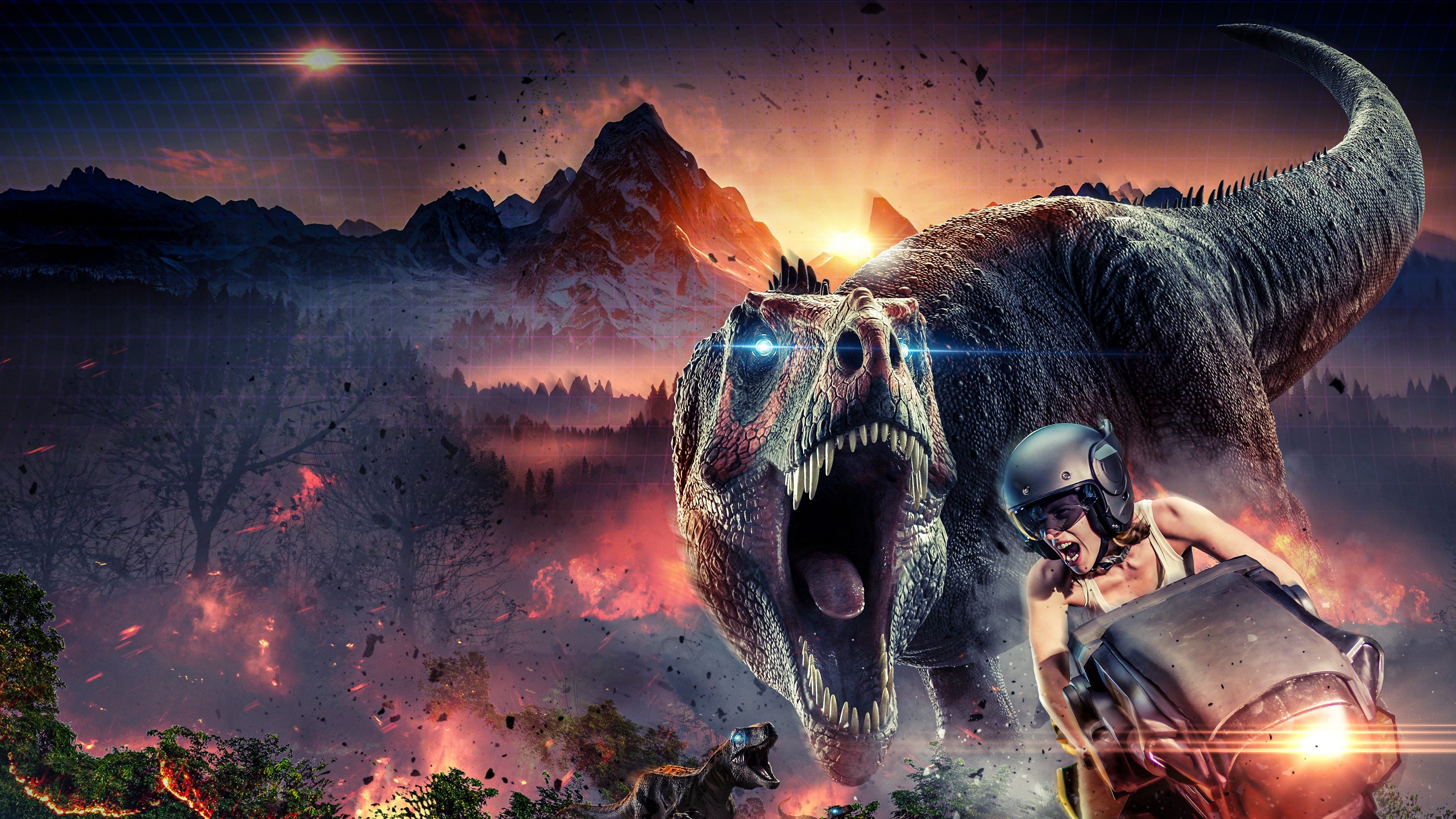 Backdrop for The Jurassic Games: Extinction