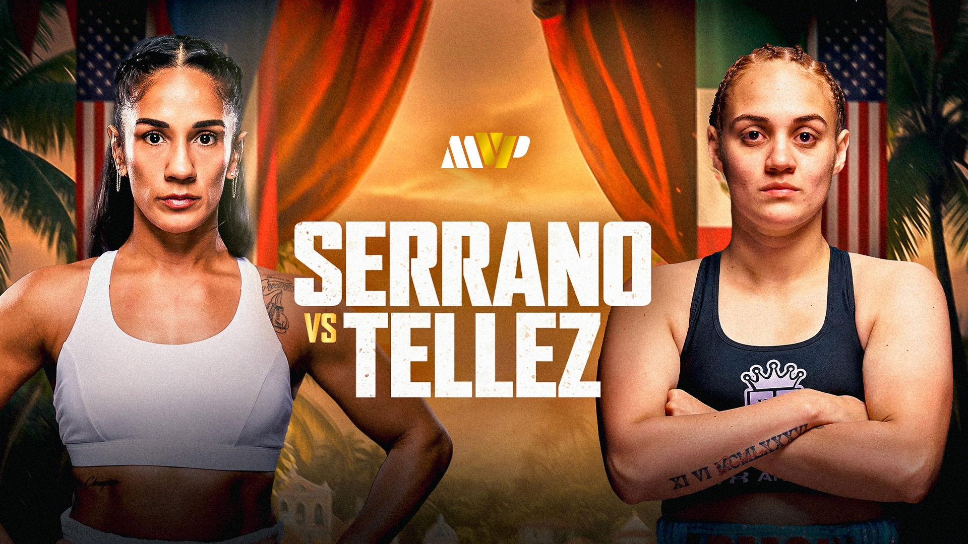 Backdrop for Amanda Serrano vs. Reina Tellez