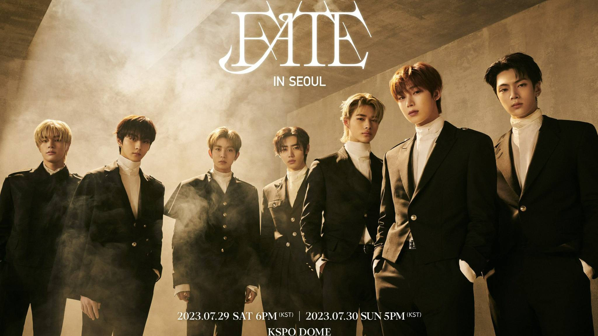 Backdrop for Enhypen World Tour 'FATE'