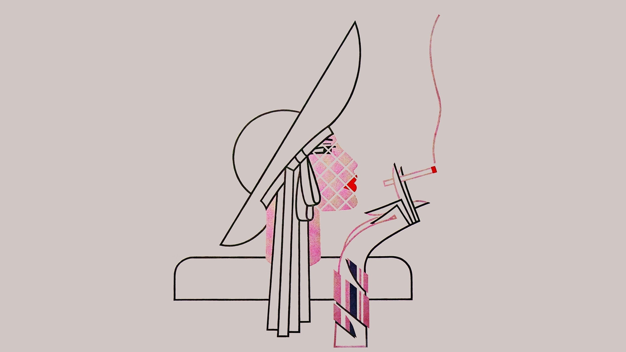 Backdrop for Plumas & Paetês