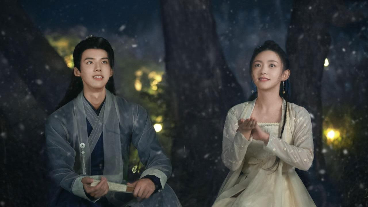 Backdrop for Millennium Heart