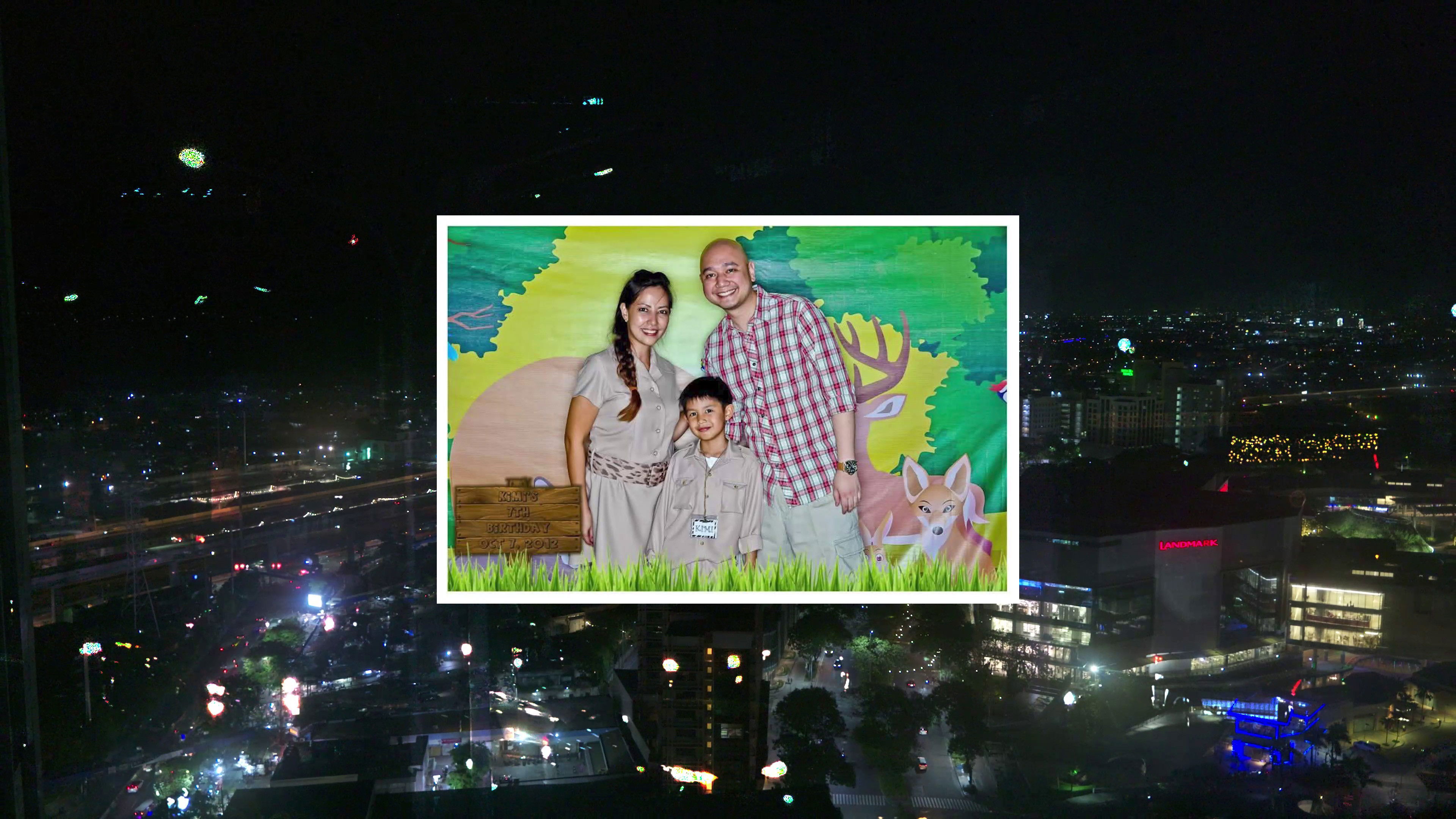 Backdrop for in transit