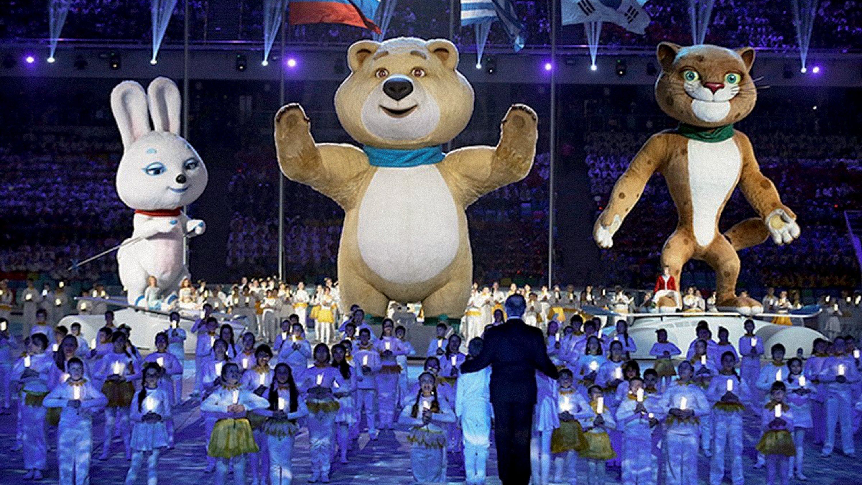 Backdrop for Sochi 2014: Olympic Closing Ceremony: Reflections of Russia