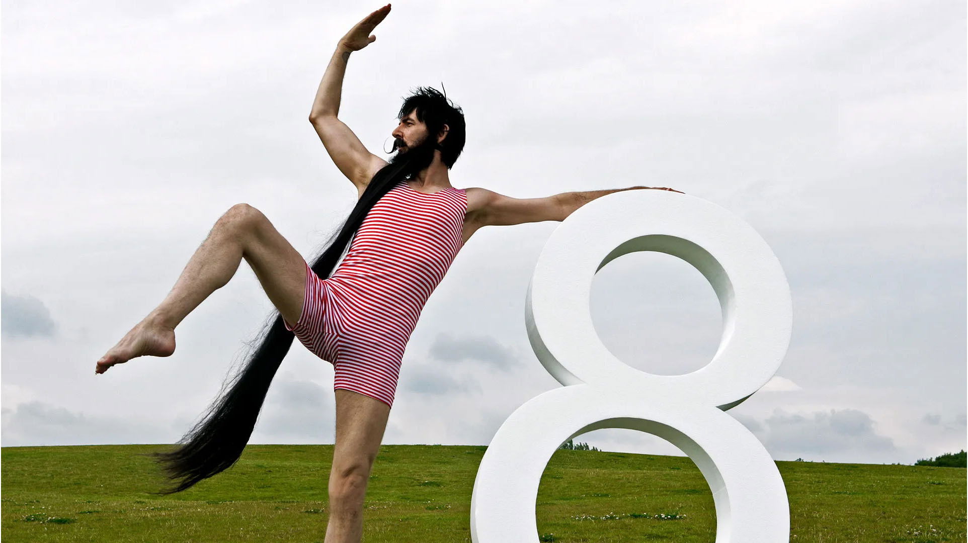 Backdrop for Skæg med tal