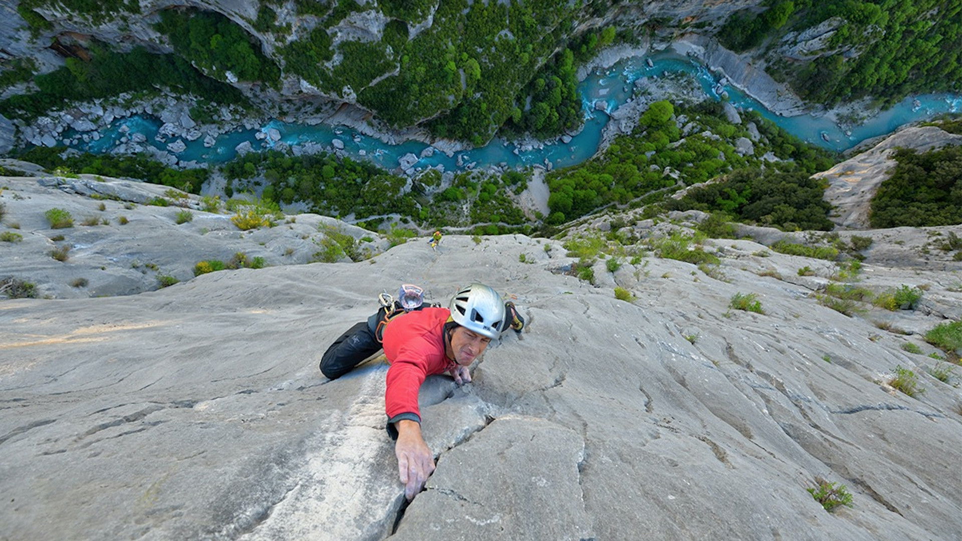 Backdrop for The Verdon Gorge, The Origin Of Sport Climbing