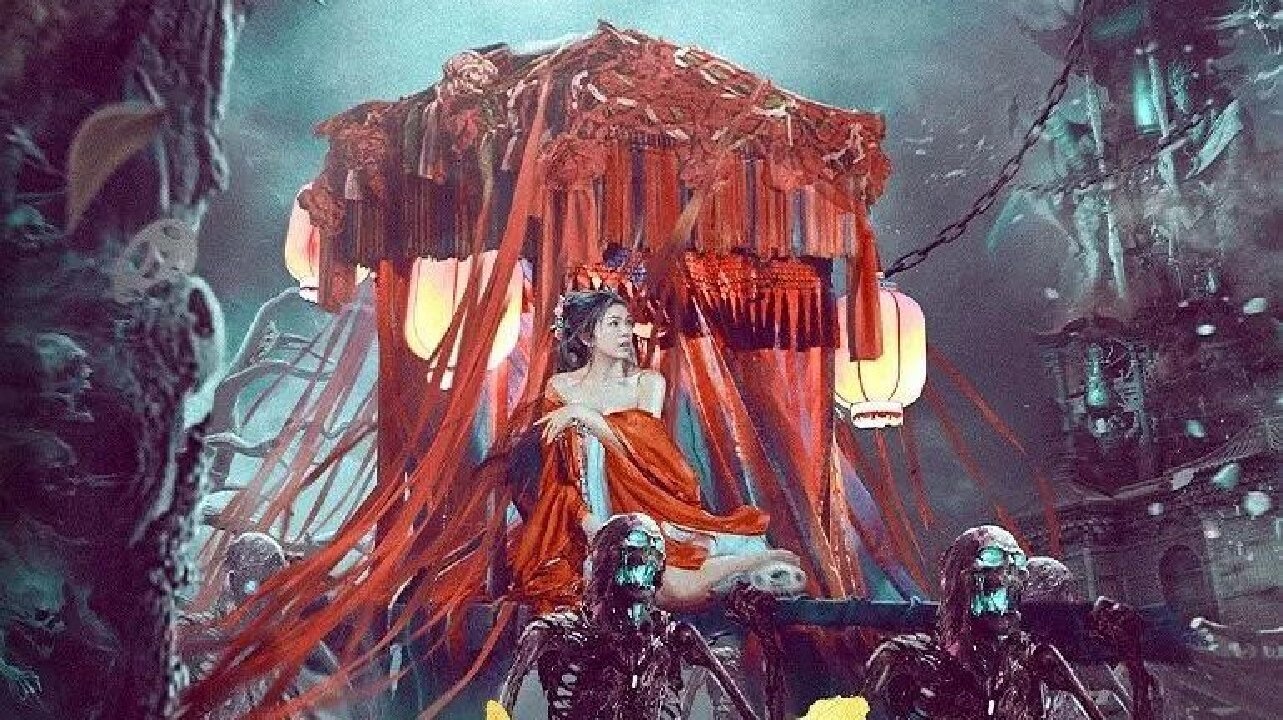 Backdrop for Detective Dee and Nine-story Demon Building