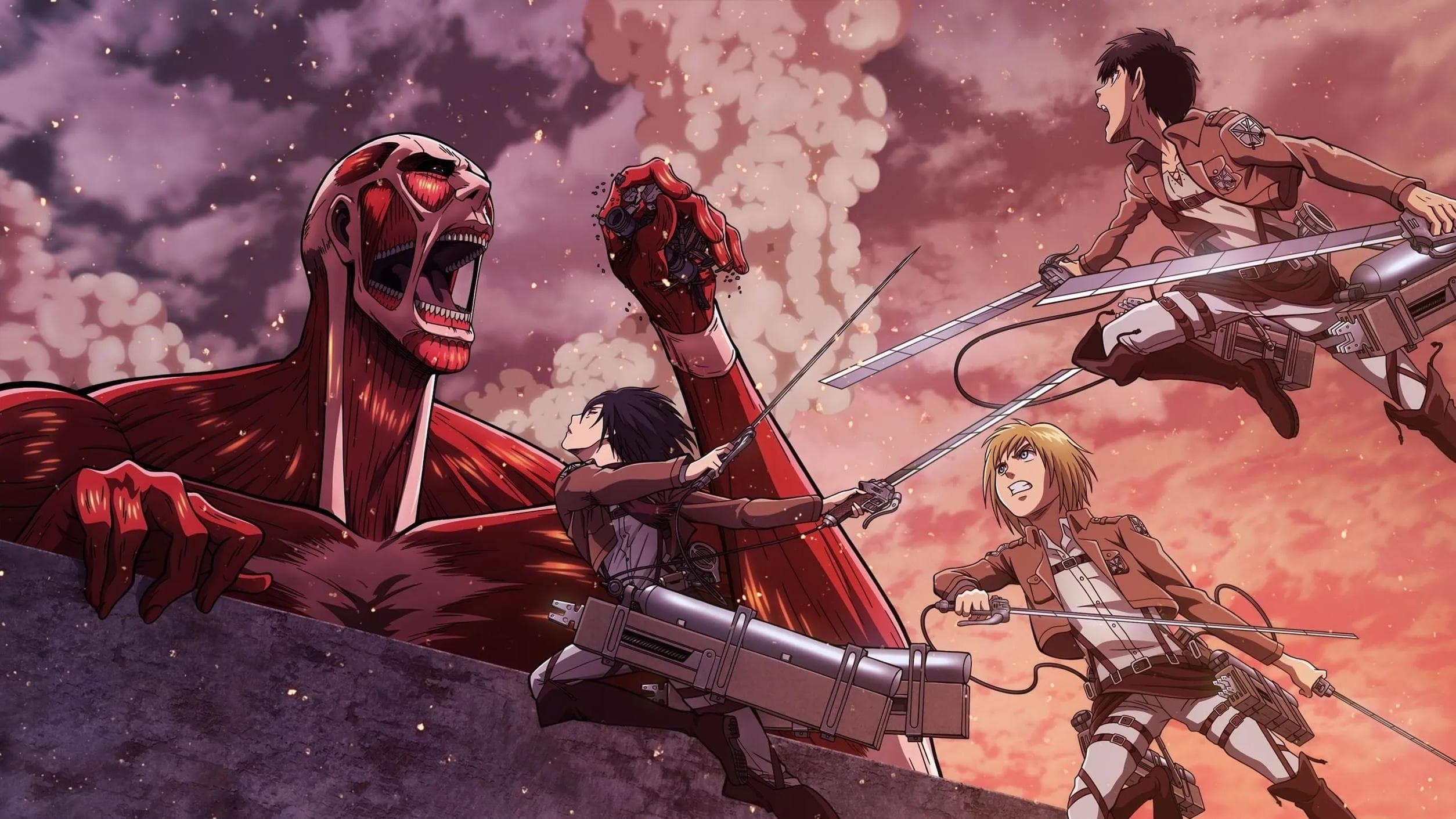 Backdrop for Attack on Titan: Crimson Bow and Arrow