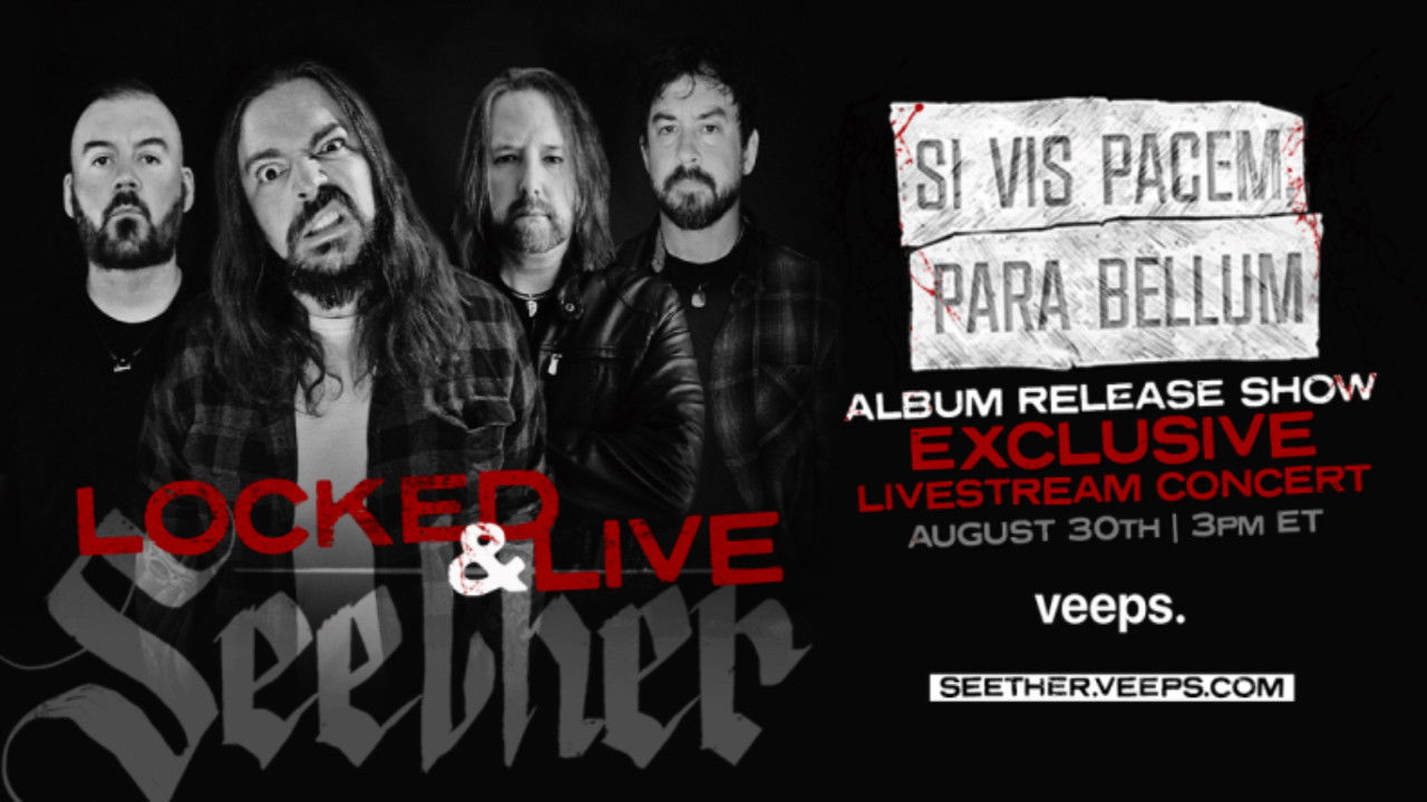 Backdrop for Seether | Locked & Live Stream