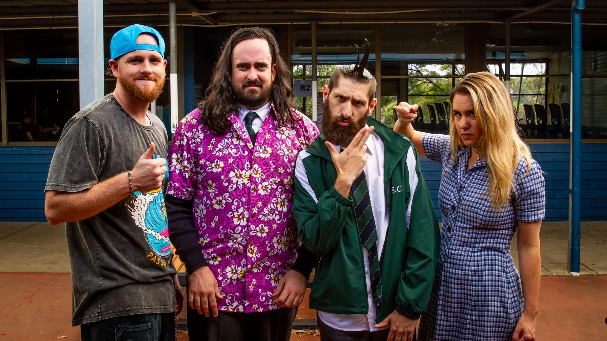 Backdrop for Aunty Donna: Glennridge Secondary College