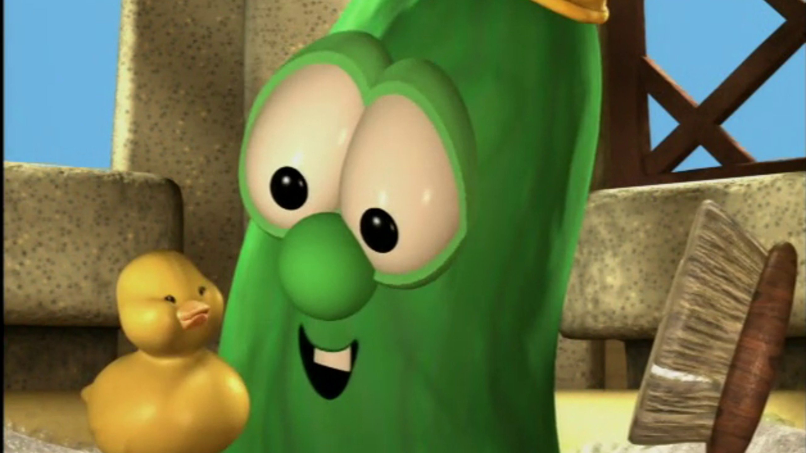 Backdrop for VeggieTales: King George and the Ducky