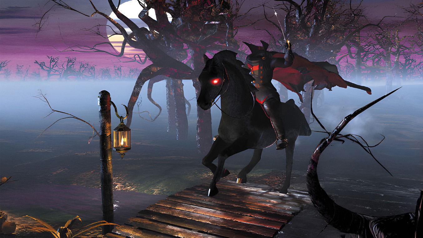 Backdrop for The Night of the Headless Horseman