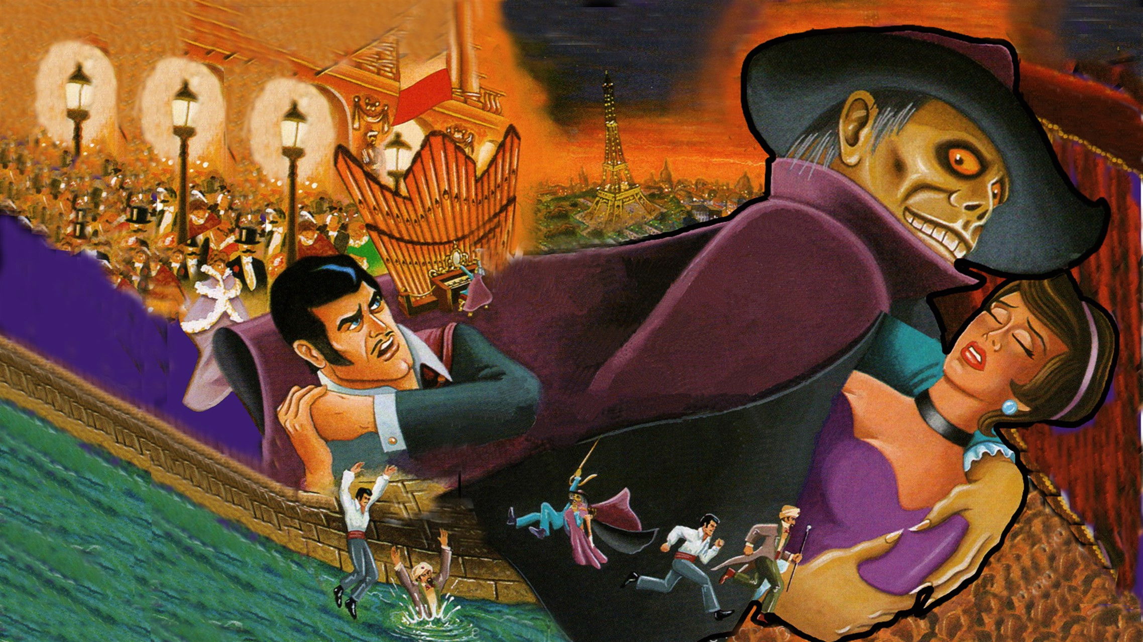 Backdrop for The Phantom of the Opera