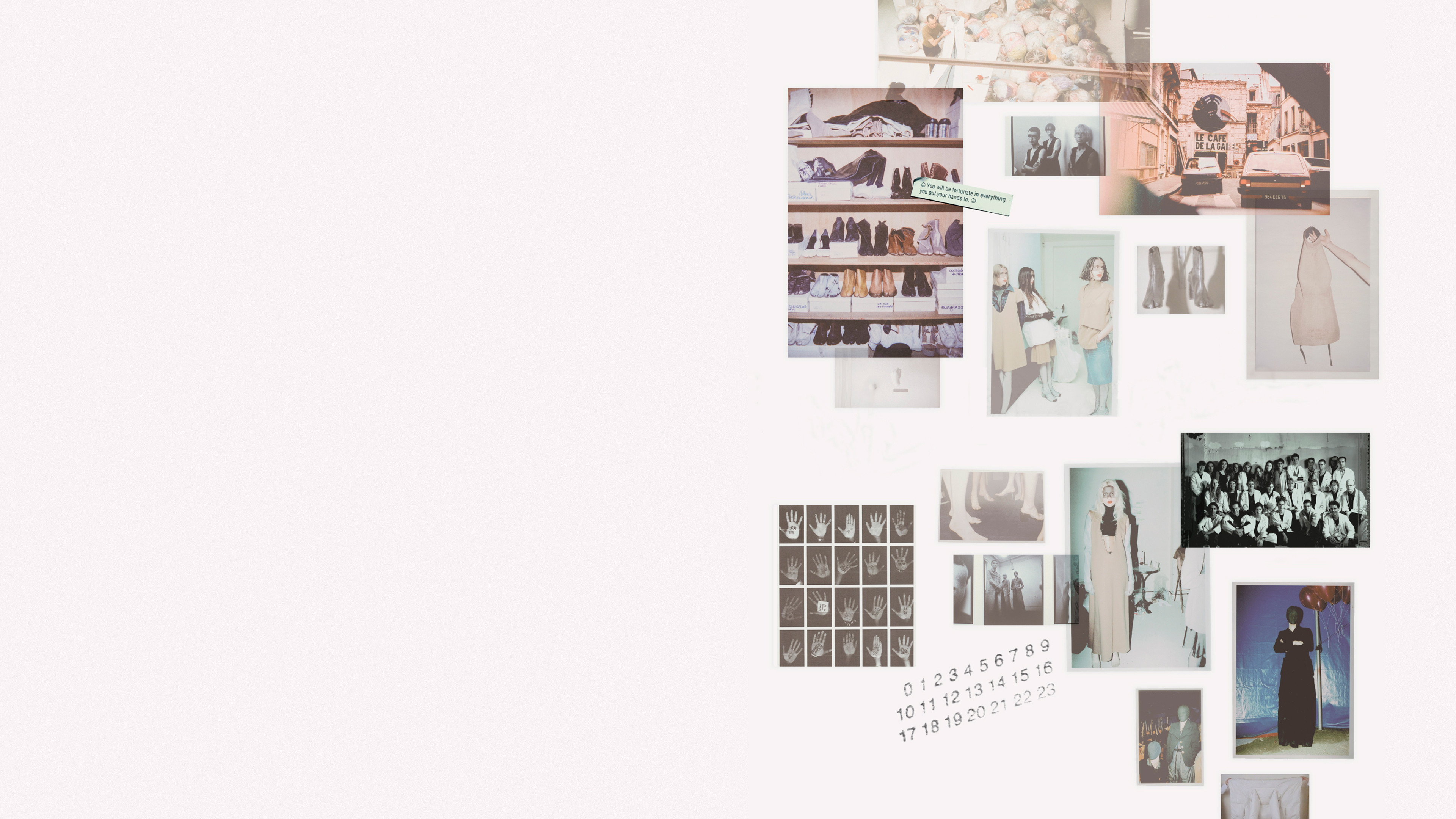 Backdrop for We Margiela