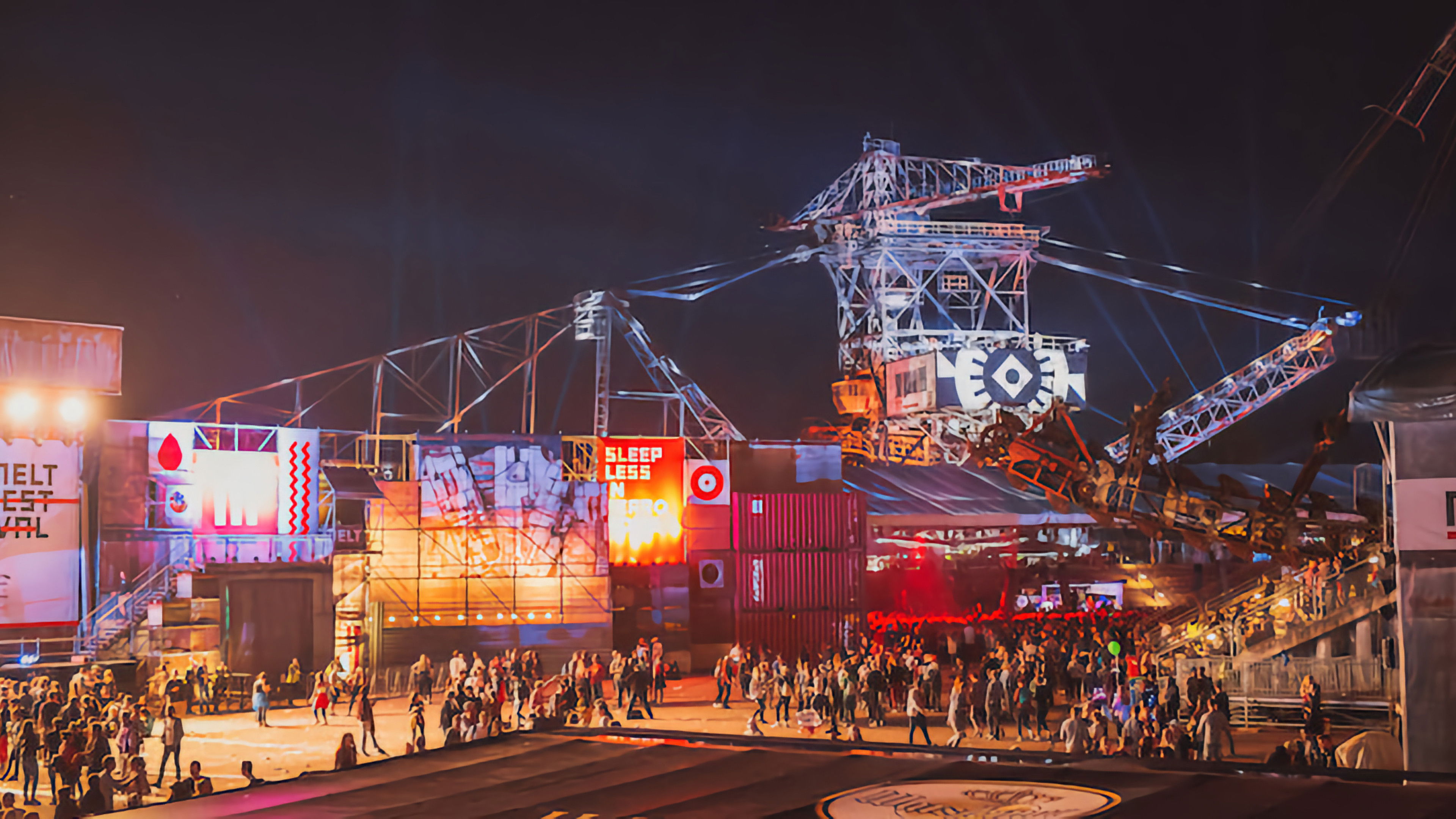 Backdrop for Glass Animals: Live at Melt Festival 2017