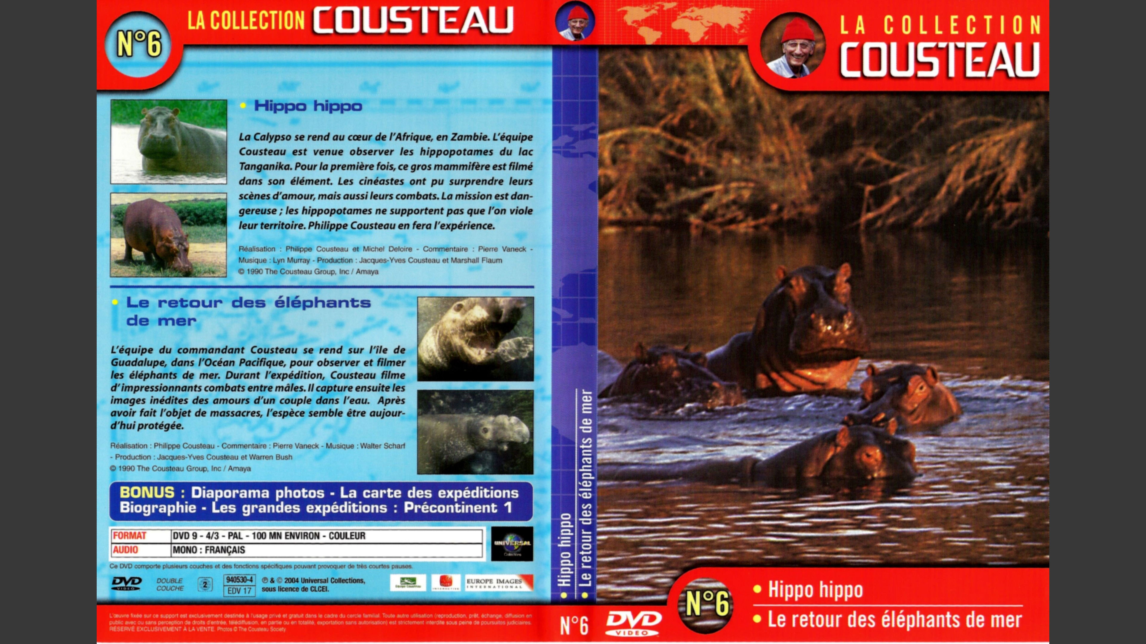 Backdrop for The Cousteau Collection N°6-1 | Hippo, Hippo