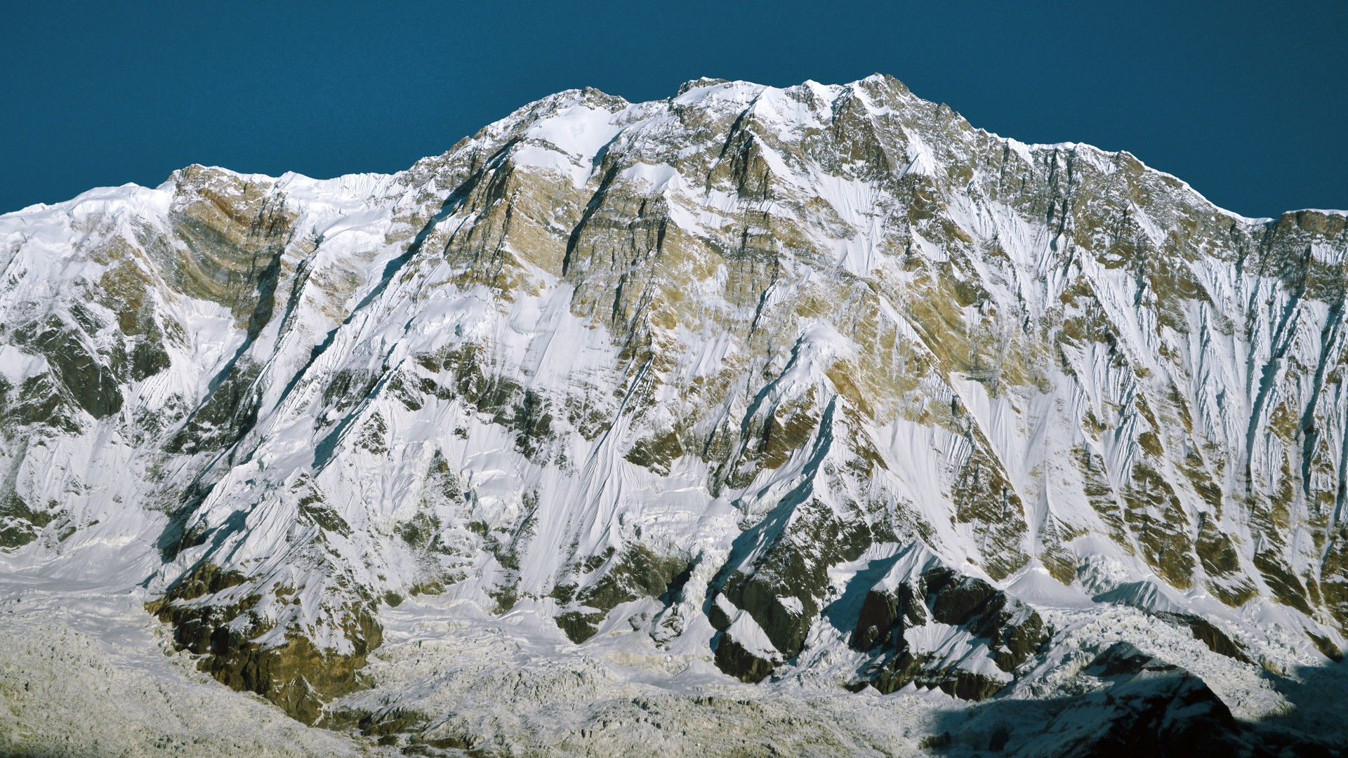 Backdrop for Annapurna South Face