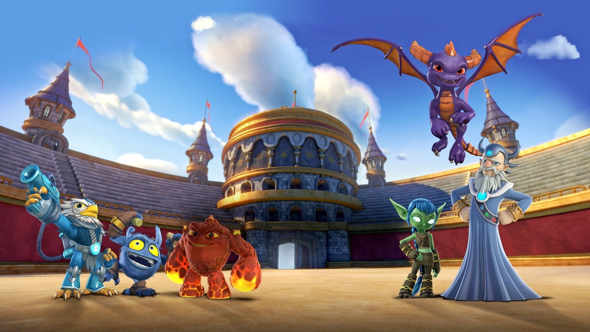 Backdrop for Skylanders Academy: Happy Birthday to You!