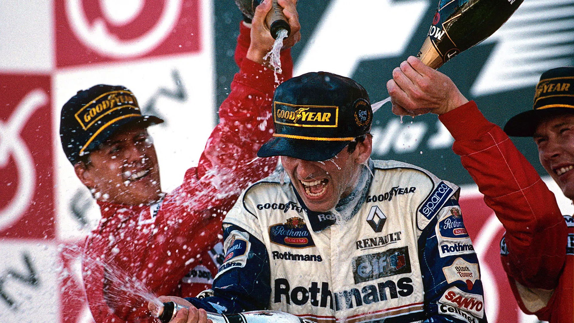 Backdrop for A Champion and a Gentleman: The Official Review Of The 1996 FIA Formula One World Championship