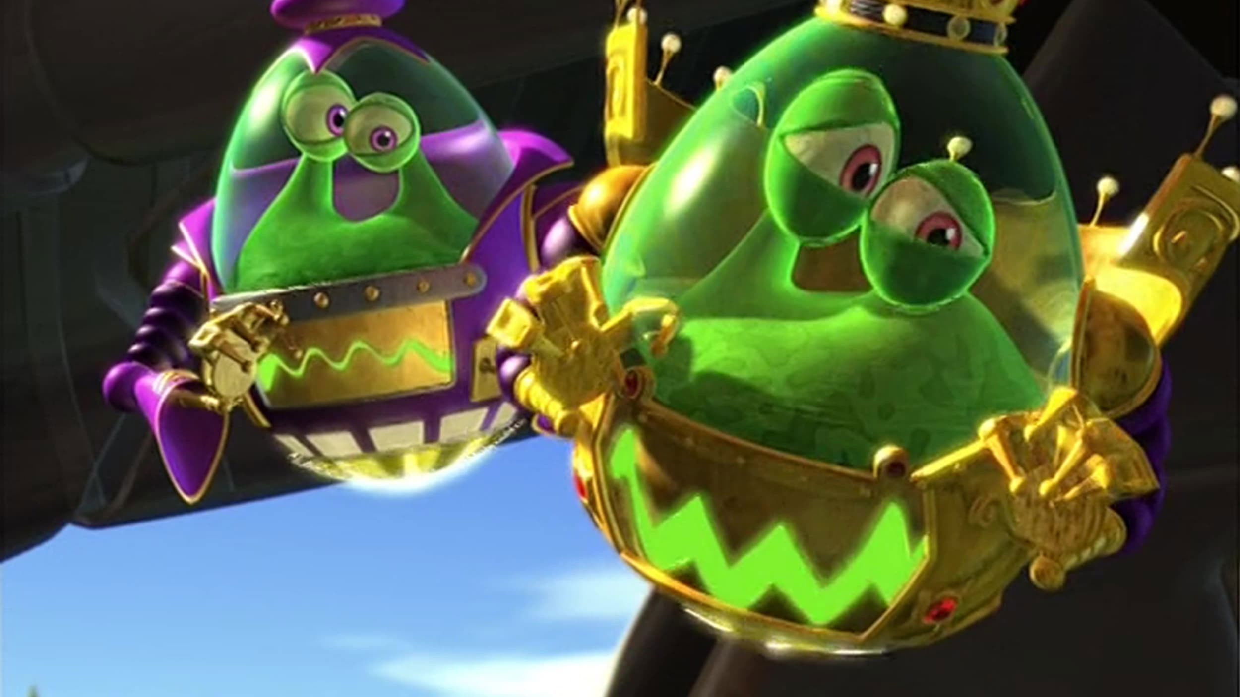 Backdrop for Jimmy Neutron: The Eggpire Strikes Back