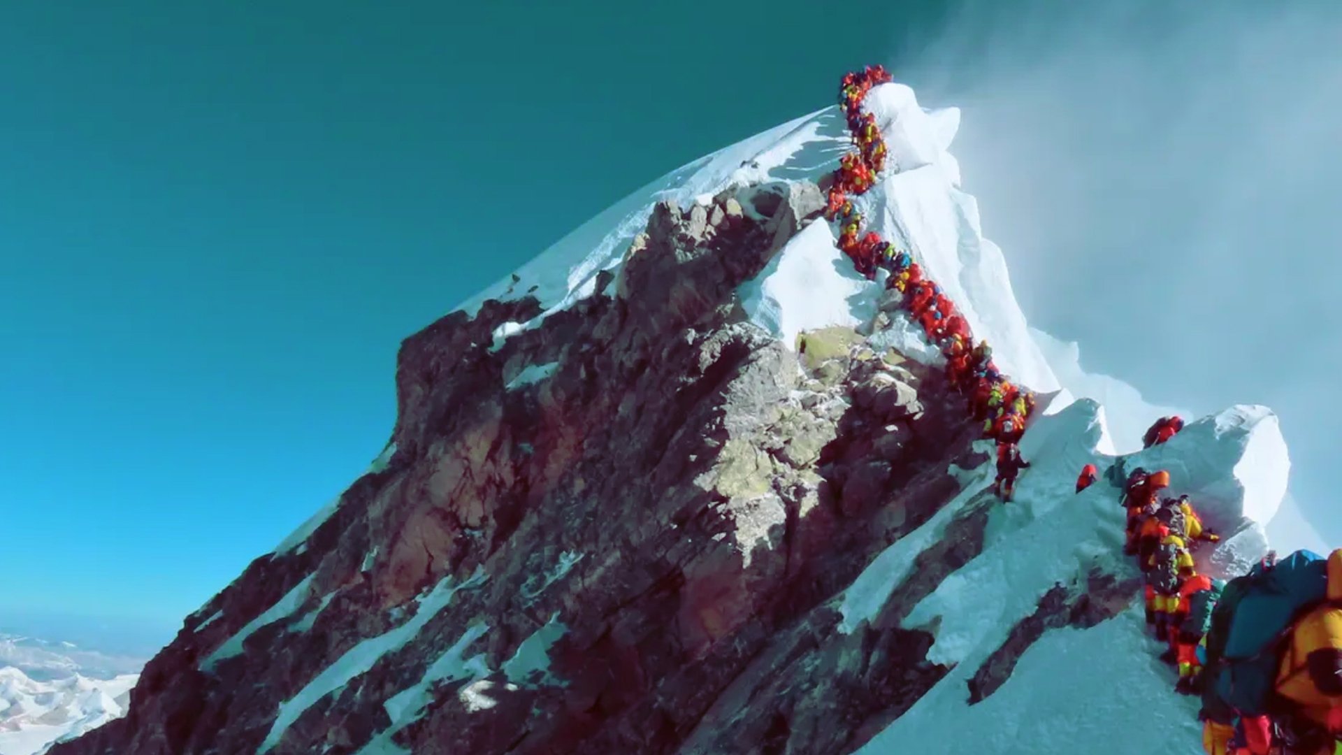 Backdrop for Remnants of Everest: The 1996 Tragedy