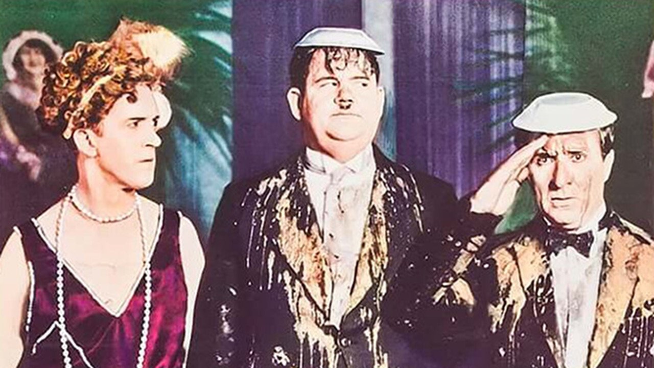 Backdrop for The Further Perils of Laurel and Hardy