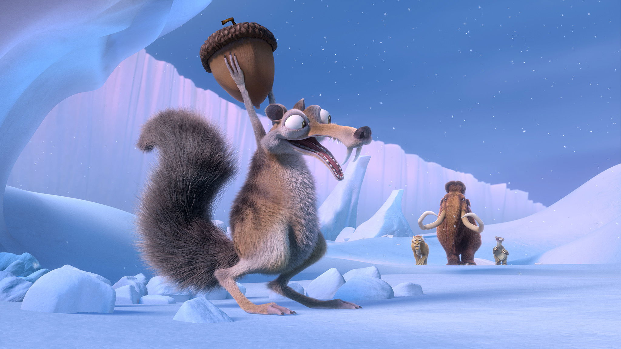 Backdrop for Ice Age: No Time for Nuts 4-D