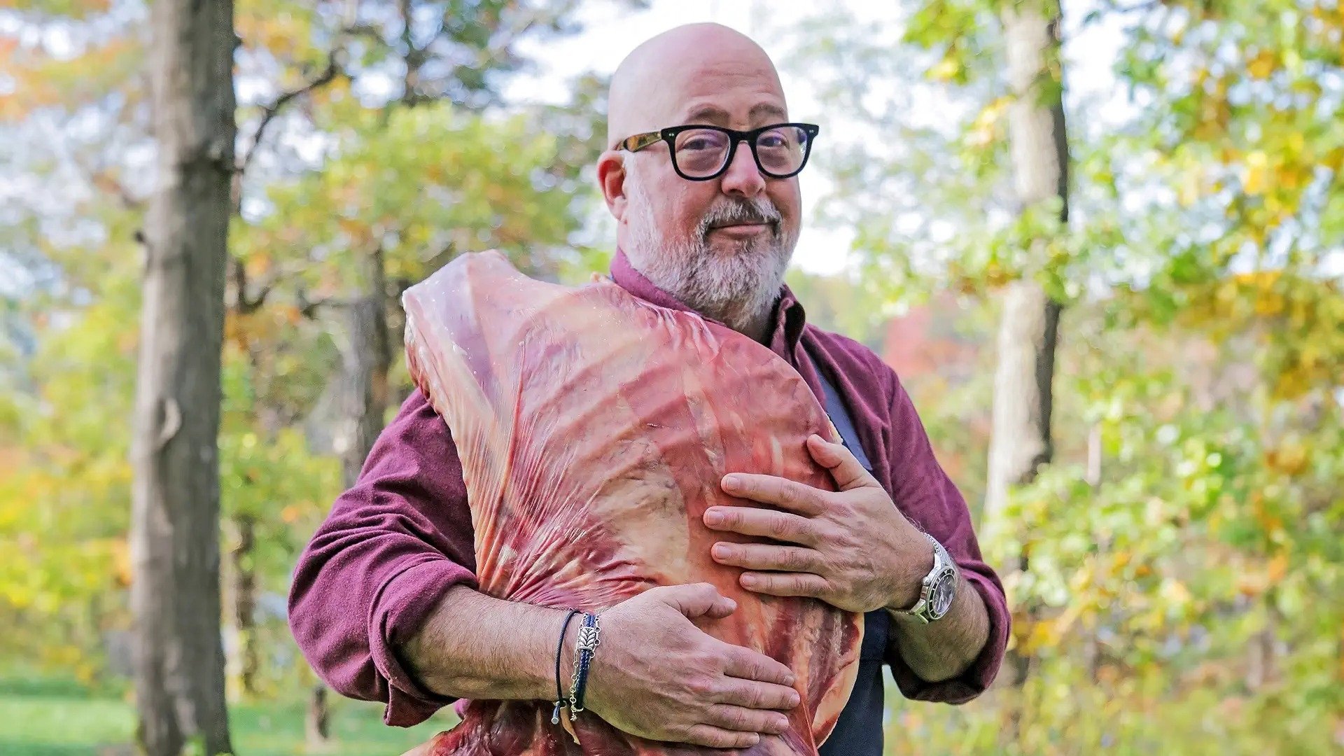 Backdrop for Andrew Zimmern's Wild Game Kitchen