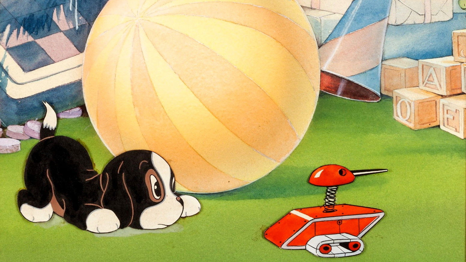 Backdrop for The Pups' Christmas