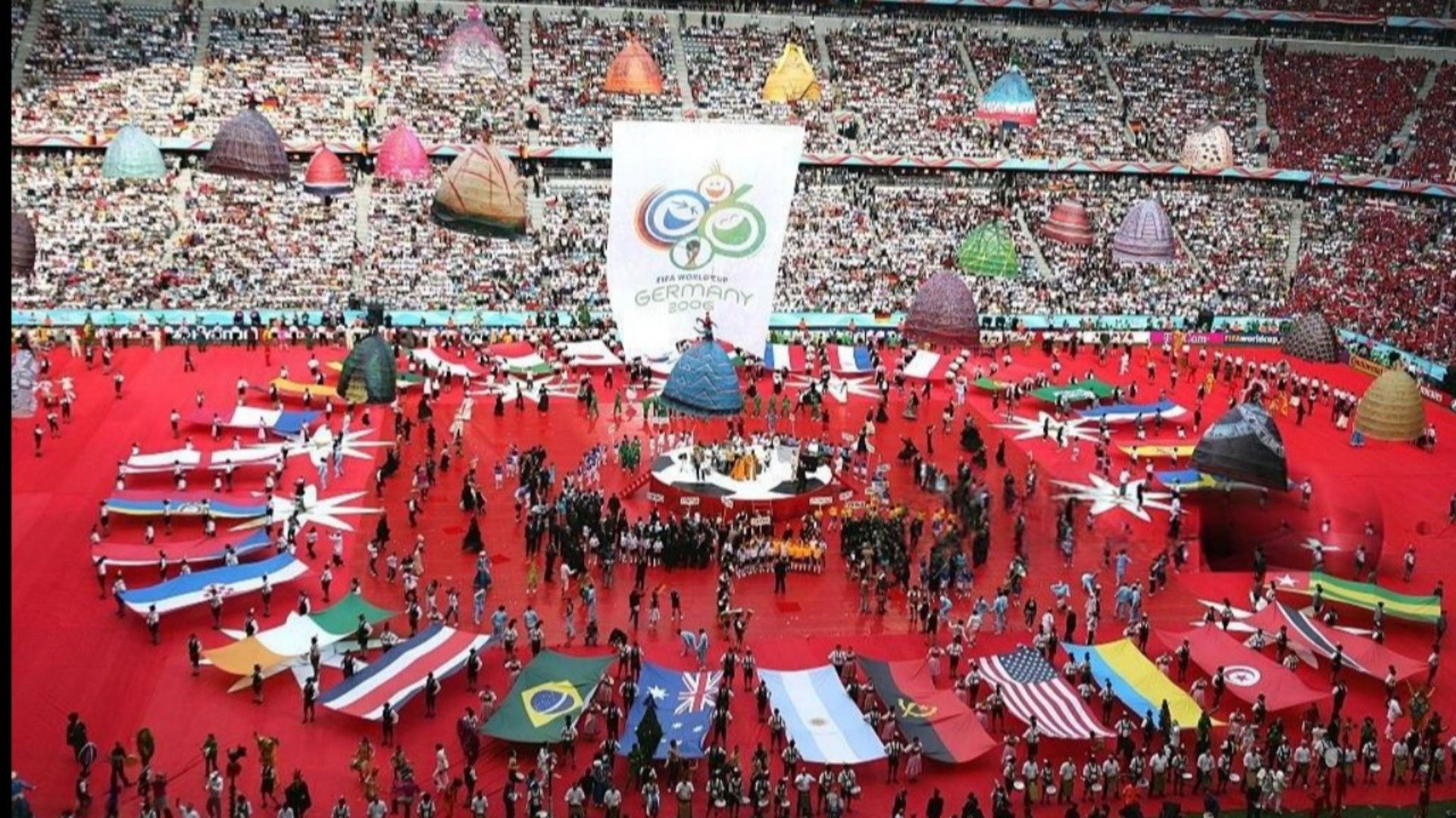 Backdrop for FIFA 2006 Germany World Cup Opening Ceremony