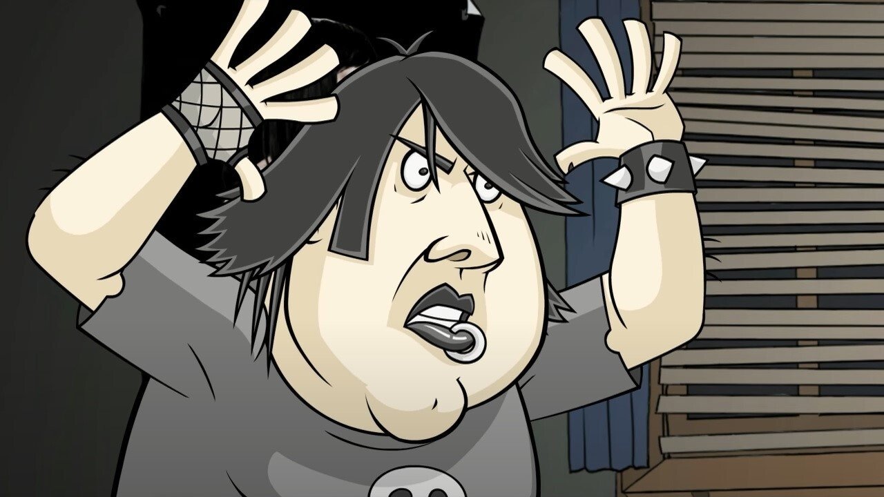 Backdrop for Emo Dad