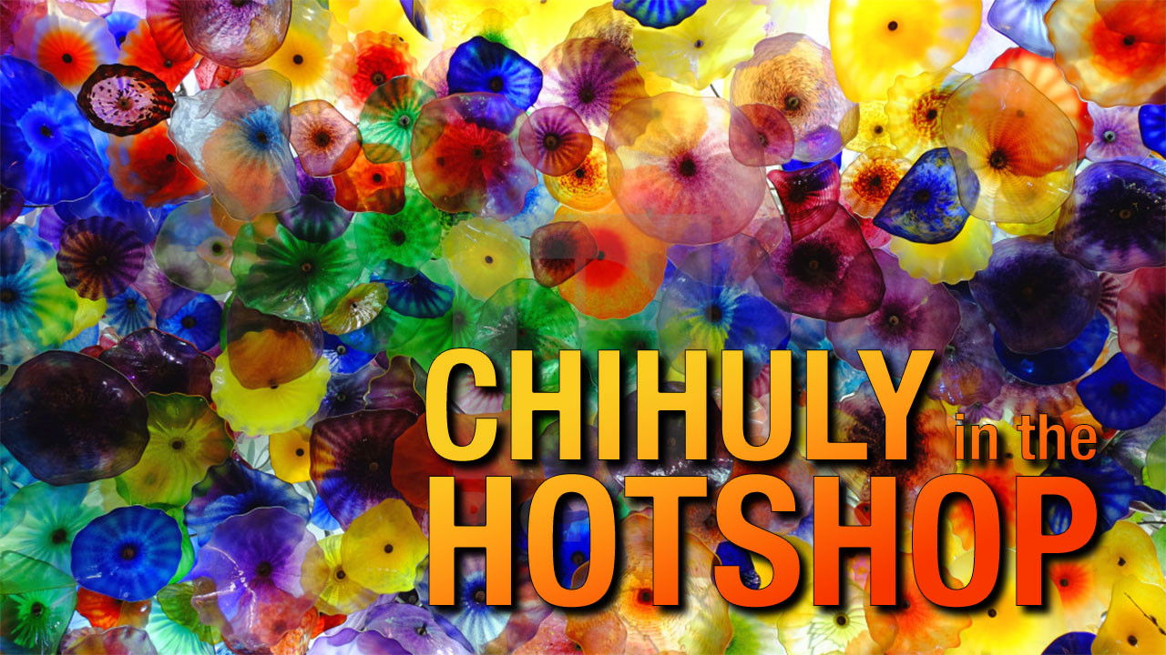 Backdrop for Chihuly in the Hotshop