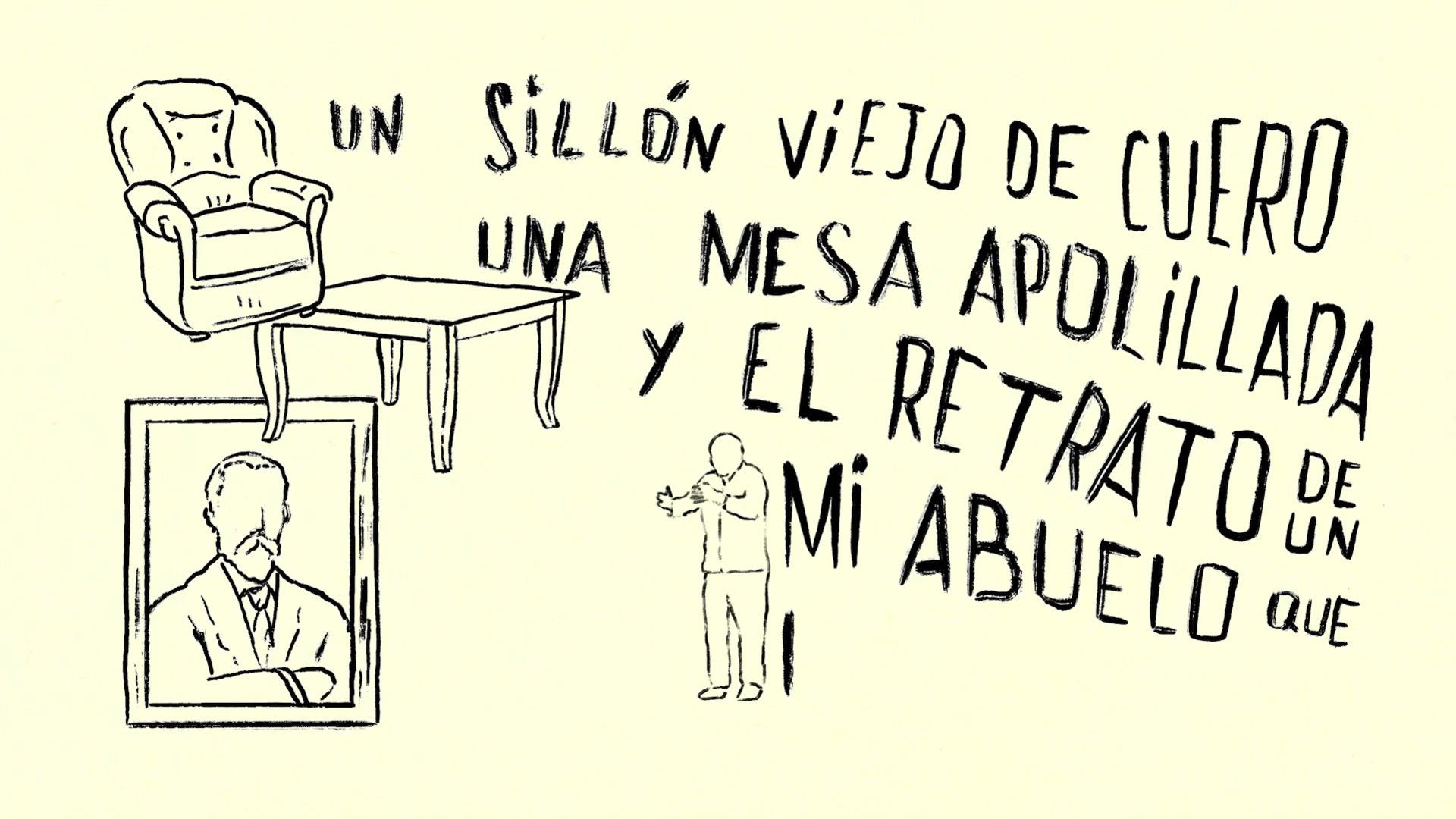 Backdrop for La palabra dicha y dichosa