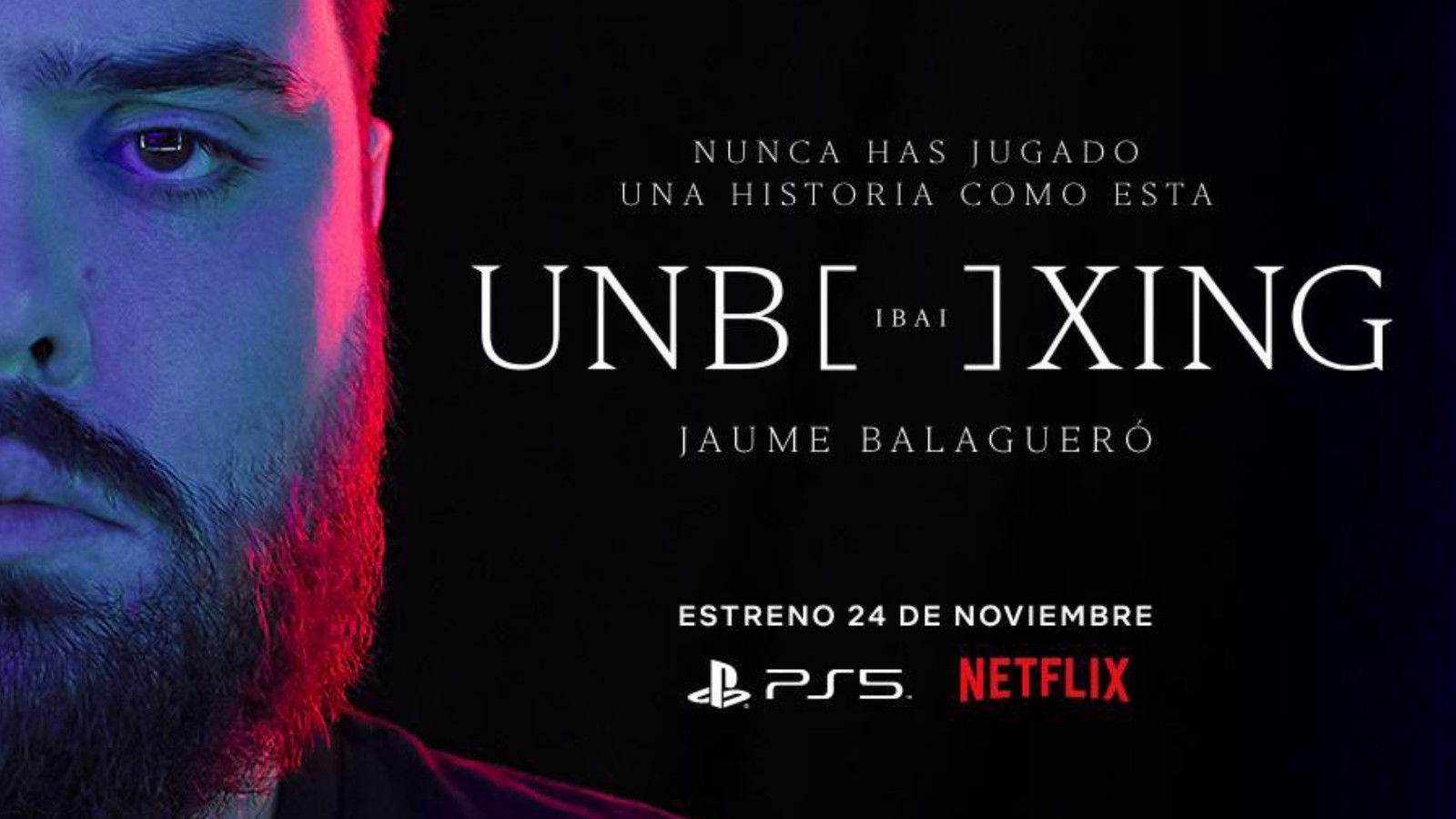 Backdrop for Unboxing Ibai