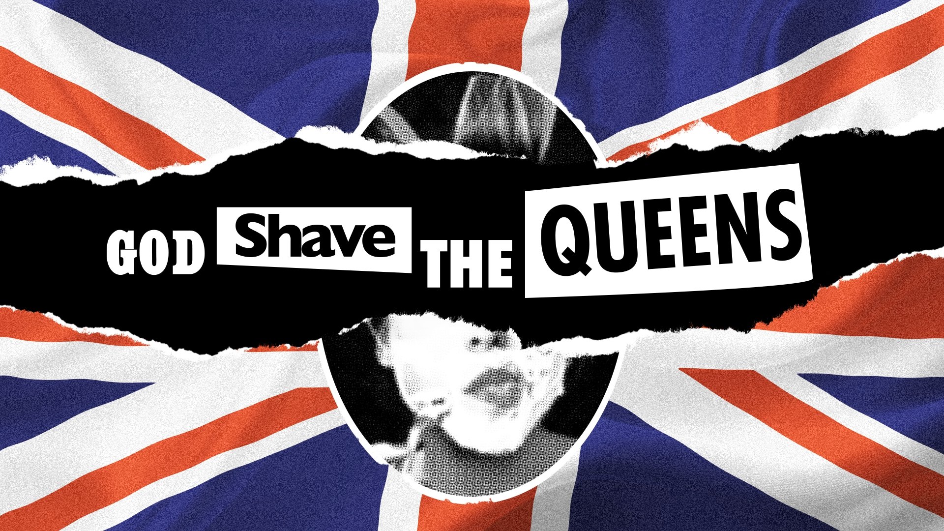Backdrop for God Shave the Queens